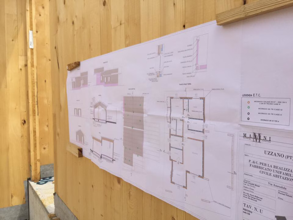 Planimetria MANINI in cantiere